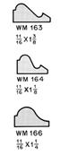   What shape of wood molding is shown in the accompanying figure? A)  Half round B)  Base cap C)  Corner guard D)  Batten