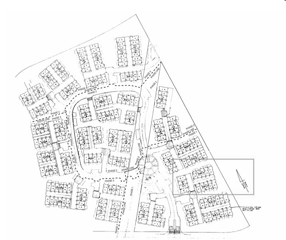   The accompanying figure shows a(n)  ____. A)  foundation plan B)  water plan C)  architectural detail plan D)  site plan