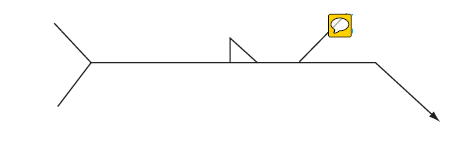   In the above diagram, the tail is used to show __________. A)  parts to be welded B)  welding process C)  reference line D)  type and location of weld