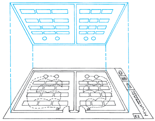   What plan does the accompanying diagram indicate? A)  Riser diagram B)  Reflected ceiling plan C)  Circuit of a device D)  Low voltage circuit