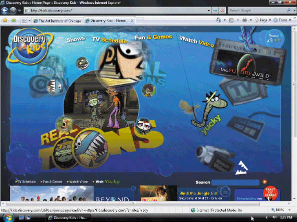 <strong> The Discovery Kids home page, as shown in the accompanying figure, illustrates a(n) ____ arrangement of elements.</strong> A) symmetric B) focused C) asymmetric D) balanced