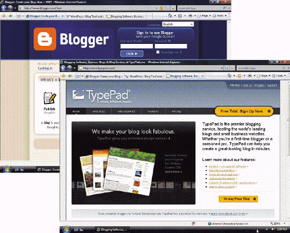 <strong> Web sites, such as those in the accompanying figure, provide tools you can use to quickly create a ____.</strong> A) landing page B) blog C) home page D) newsletter