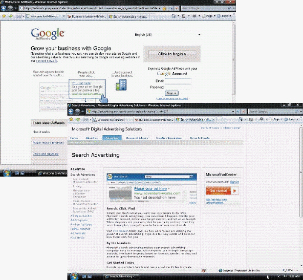 <strong> E-commerce companies, such as those shown in the accompanying figure, offer____ placement.</strong> A) reciprocal link B) paid or sponsored ad C) online form D) none of the above