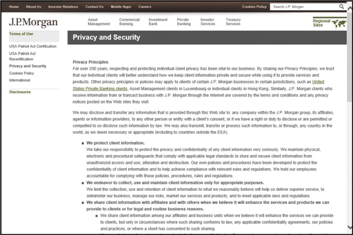       To ease visitors' concerns, many websites, especially e-commerce websites, include a(n) ____________________ statement like the one in the accompanying figure that explains the use of information submitted by a visitor or gathered automatically through server logs and cookies.