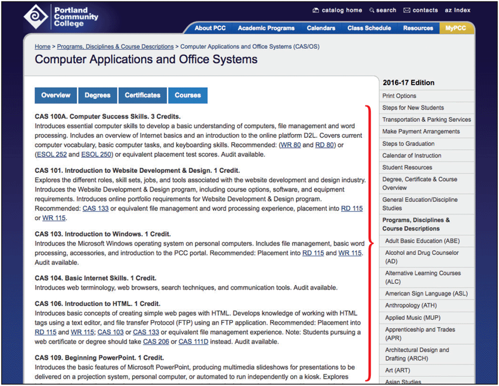 ​   The webpage shown is an example of ______ content. A) animated B) scripted C) dynamically generated D) static
