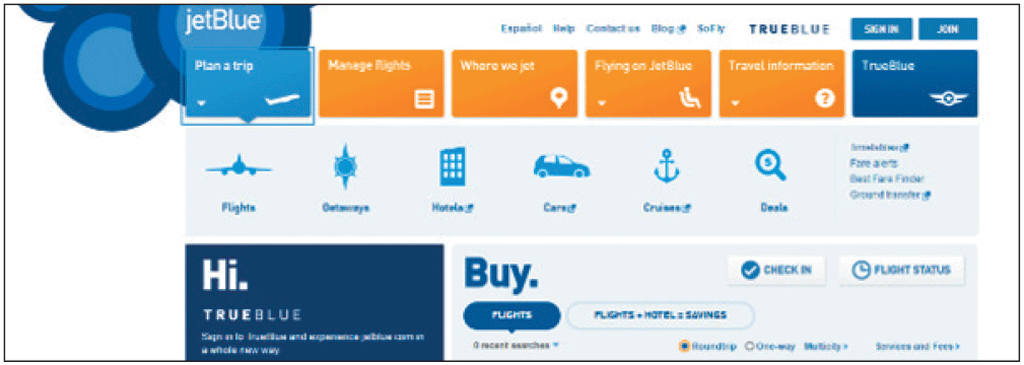   The menu shown in the figure is an example of a(n) ______ menu. A) pop-out B) drop-down C) contextual D) off-canvas