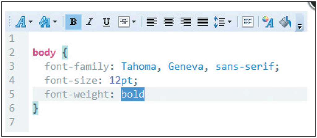     The figure shown is an example of HTML code.