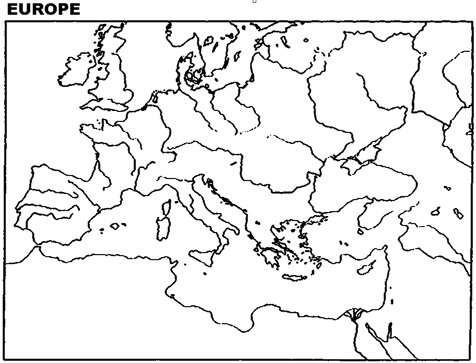 Instructions: Please use this outline map of Europe to answer the question(s).           Locate and label the following: the first Fascist state, the most powerful Fascist state, and General Franco's state.
