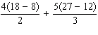 Simplify the numerical expression below.