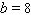Find the value of for the following set of values for the variables b and h . and