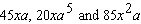 Find the greatest common factor of the given expressions.