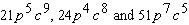 Find the greatest common factor of the given expressions.