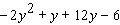Use the process of factoring by grouping to factor the polynomial.
