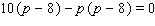 Solve the equation. Please enter your answer as two numbers, separated by a comma.
