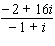 Find the quotient and express the answer in the standard form of a complex number.