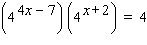 Solve the equation. Please enter your answer as a fraction.