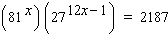 Solve the equation. Please enter your answer as a fraction.
