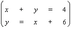 Solve the system by using the substitution method. If the equations of the system are dependent, or if a system is inconsistent, so indicate. In those cases enter dependent or inconsistent . Otherwise, enter your answer as an ordered pair ( x , y ).